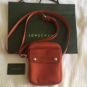 Longchamp Crossbody Bag Dark Orange